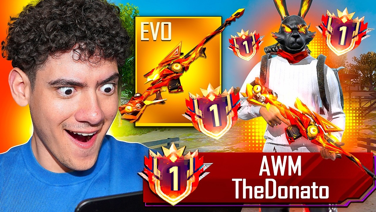 SERE EL TOP 1 DEL MUNDO CON EL AWM en FREE FIRE !! | TheDonato