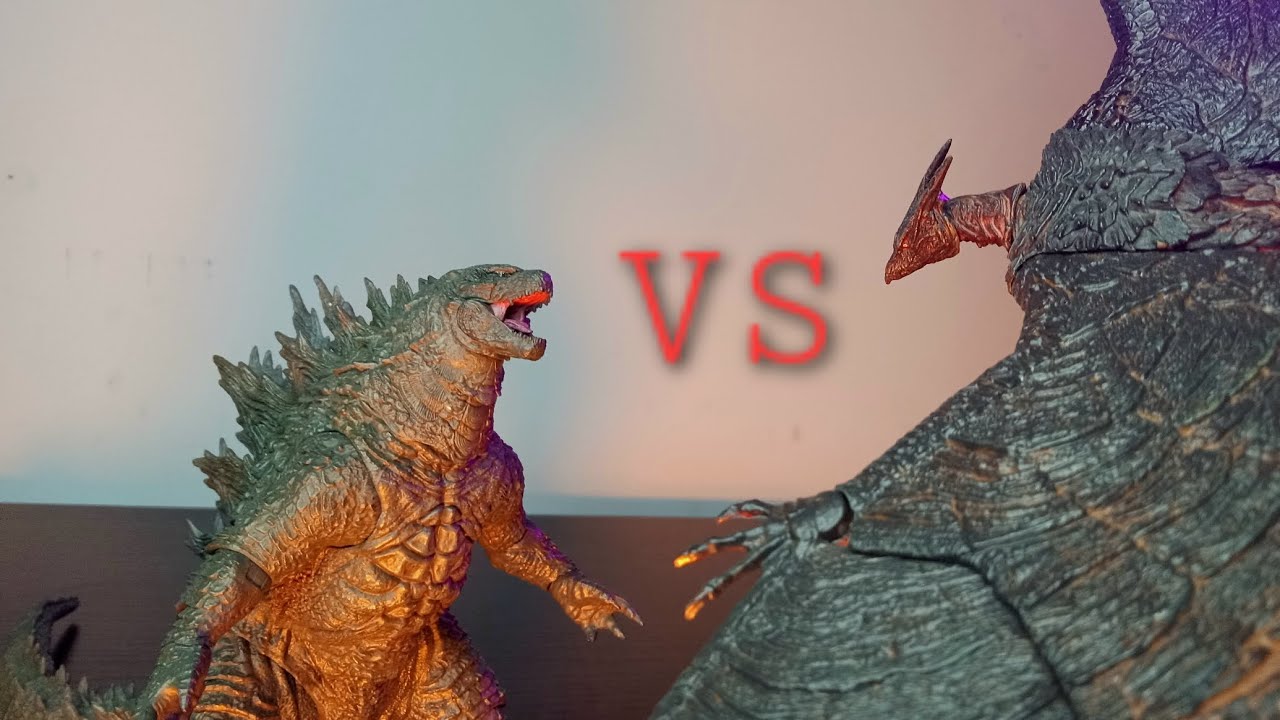 Godzilla Evolution: (part 1) Godzilla vs Rodan stop motion 
