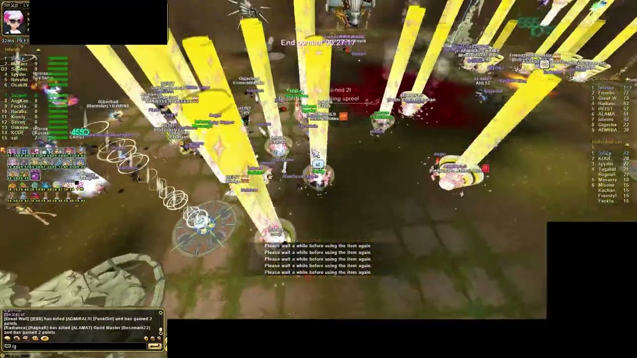 FlyFF Universe Glaphan Server Guild Siege- Sn乂p (MVP)