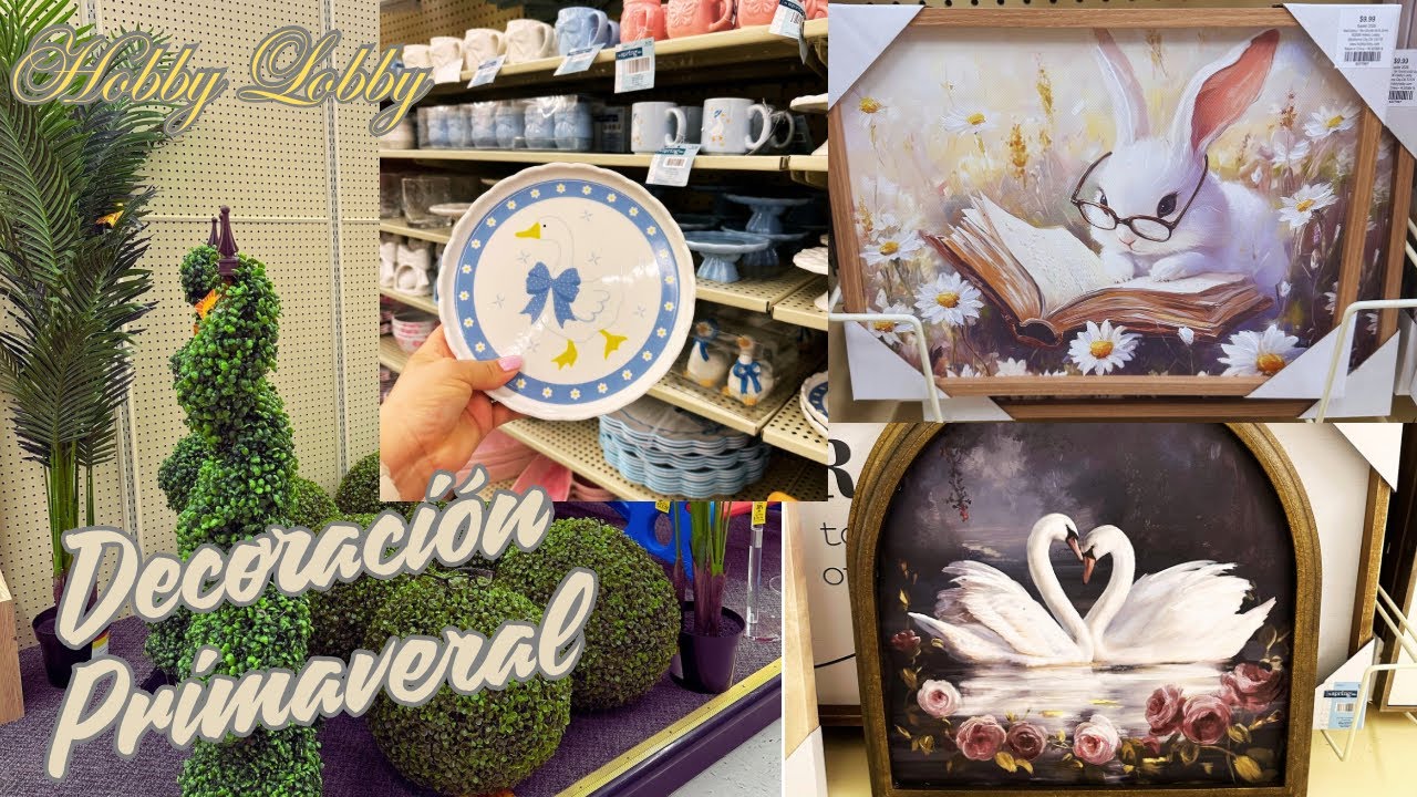 Primavera 2026🌷/Recorrido por Hobby Lobby Decoraciones  para el  🏠 Primavera.