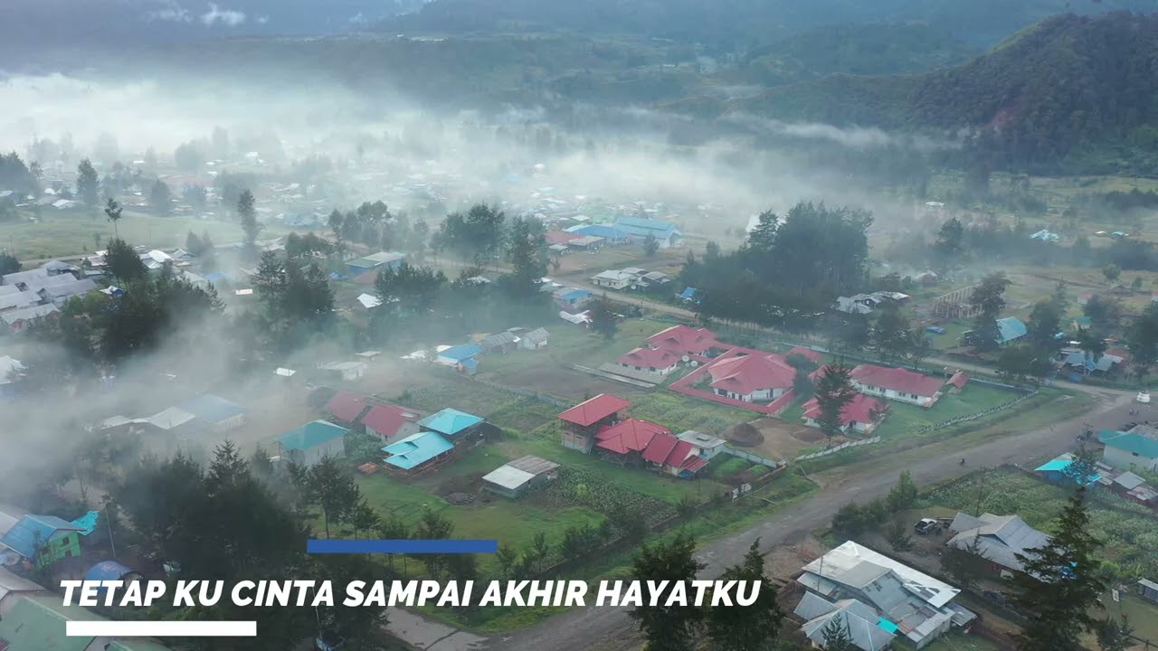 PENAMPAKAN ILAGA,KAB PUNCAK PAPUA DIPAGI HARI BEGITU INDAH
