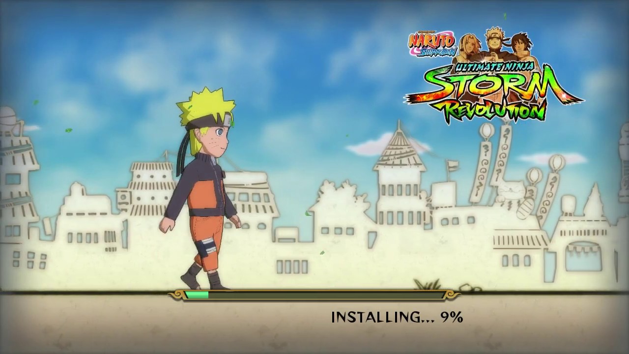 Ultimate Ninja storm: Revolution install theme.