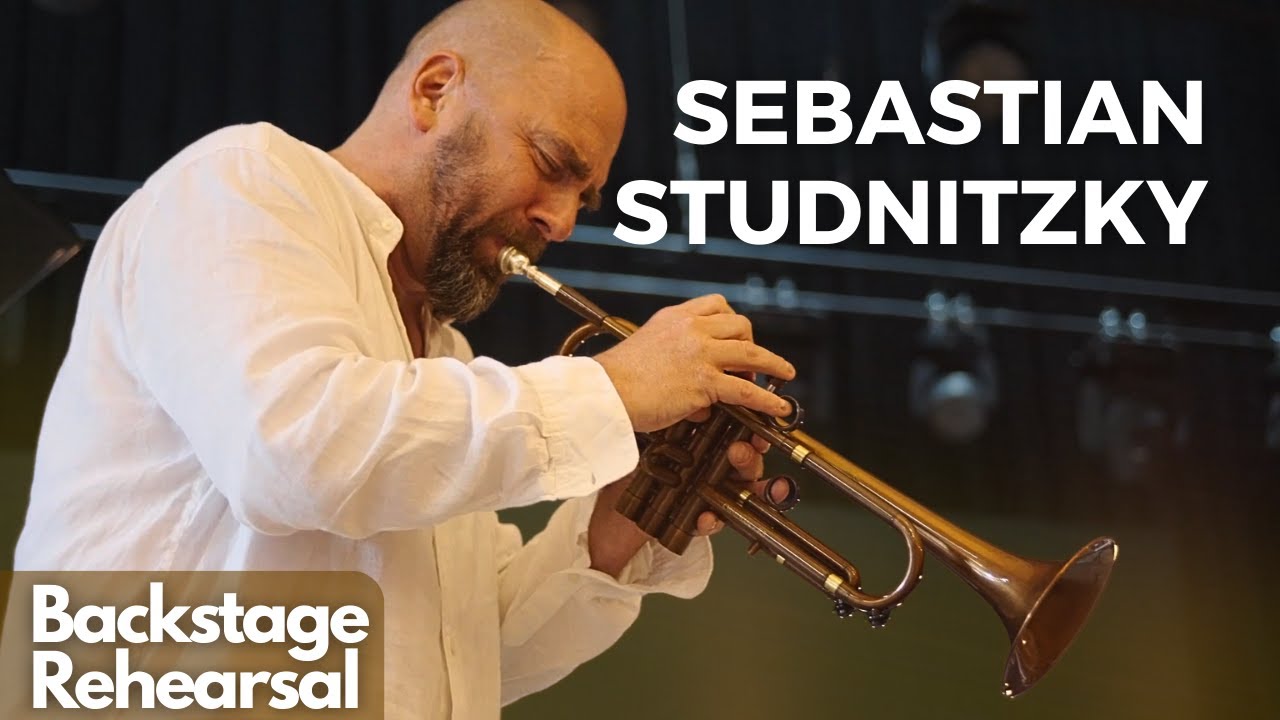 Backstage Rehearsal | Sebastian Studnitzky &ndash; MEMENTO ODESA | KGUmusic Obsidian+ RB 140mm Trumpet