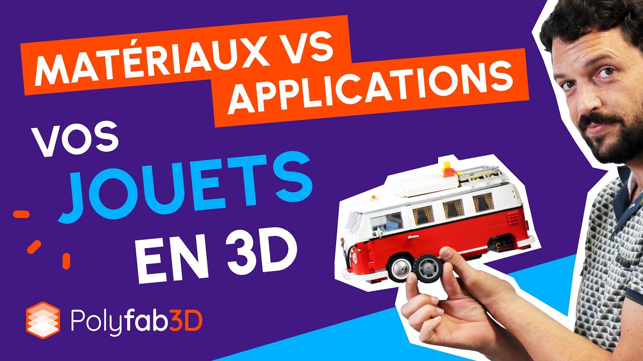 Quel matériau pour imprimer vos jouets en 3D ? #Lego #Brio PLA ABS PETG