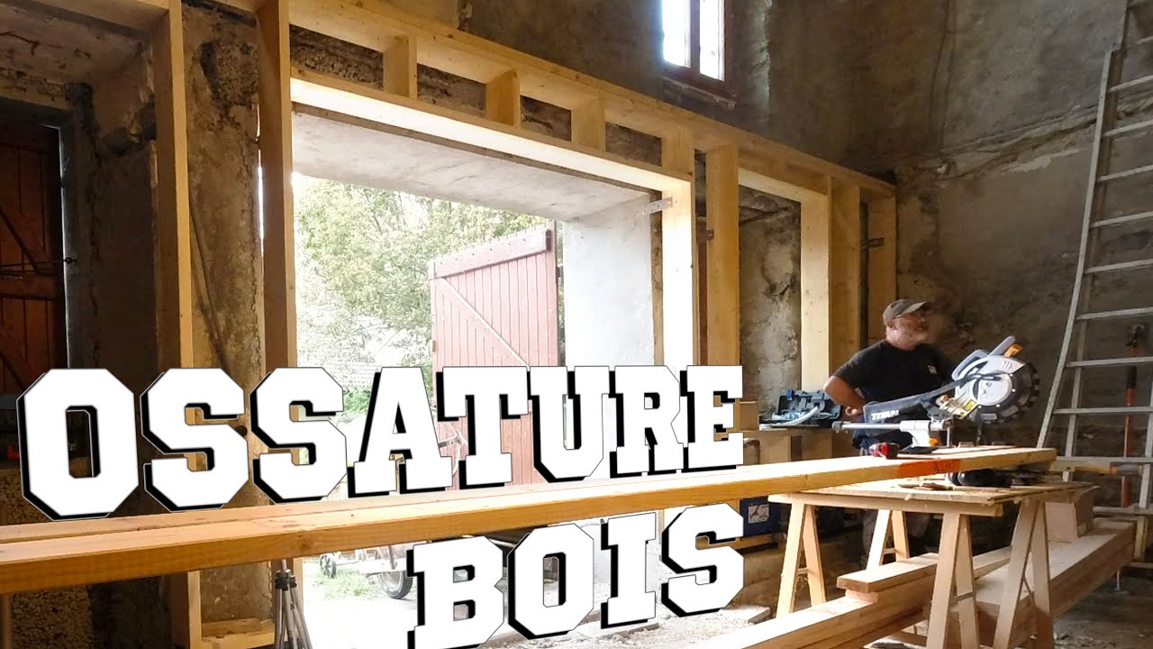 Ep60 - Fabrication + Levage MURS OSSATURE BOIS // La Grange en R&eacute;novation