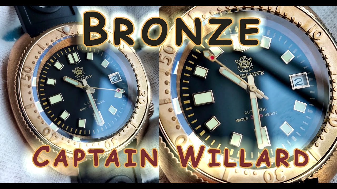 Bronze Captain Willard | SteelDive 1970s | Review available options