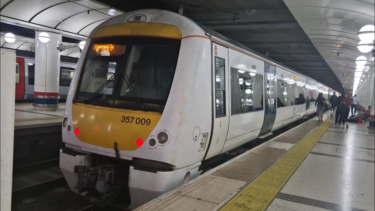 Journey On The C2C Class 357009 From Grays To London Liverpool Street
