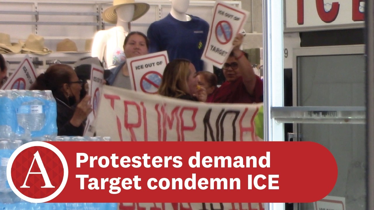 Protesters gather at USC Village Target over ICE raids | ATVN Wednesday February 11, 2025