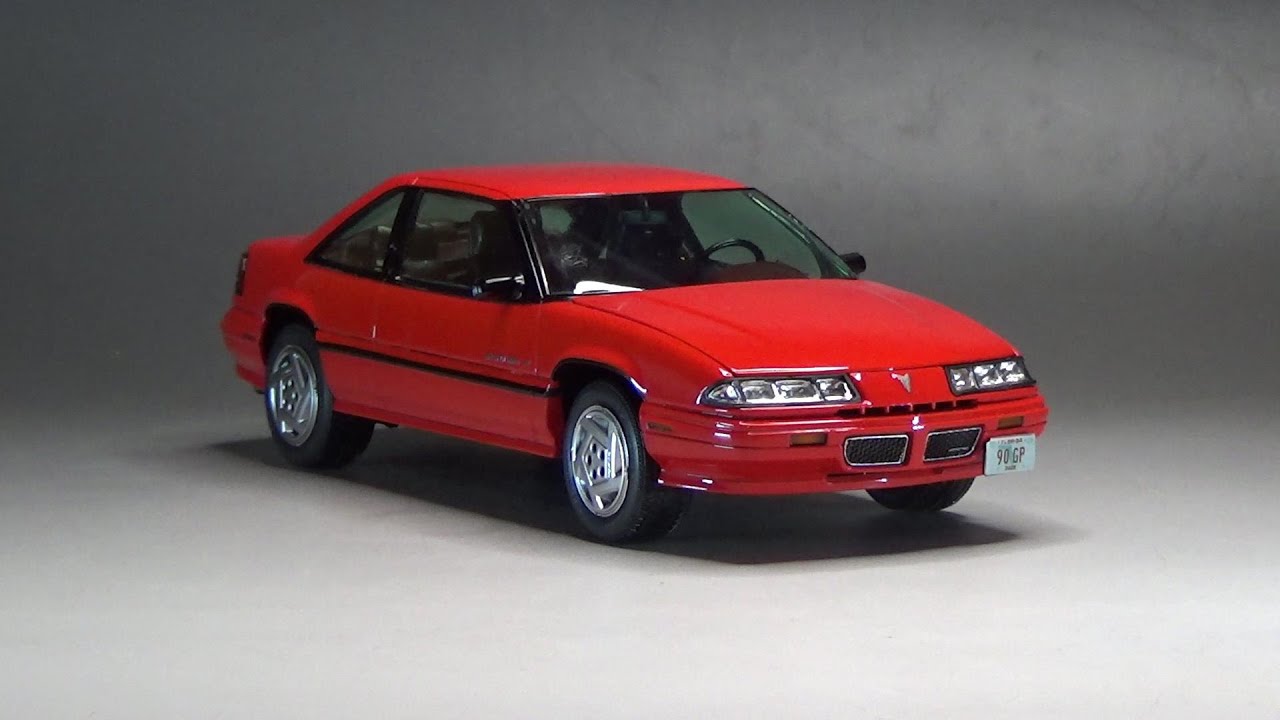 Scale Car Plastic model  Revell 1/25 1990 PONTIAC GRAND PRIX unboxing fullbuild Step By Step