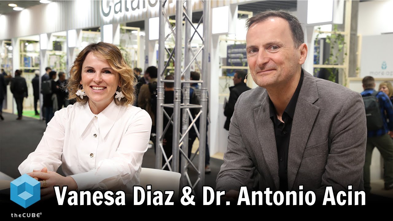 Vanesa Diaz, LuxQuanta & Dr  Antonio Acin, ICFO | MWC Barcelona 2023