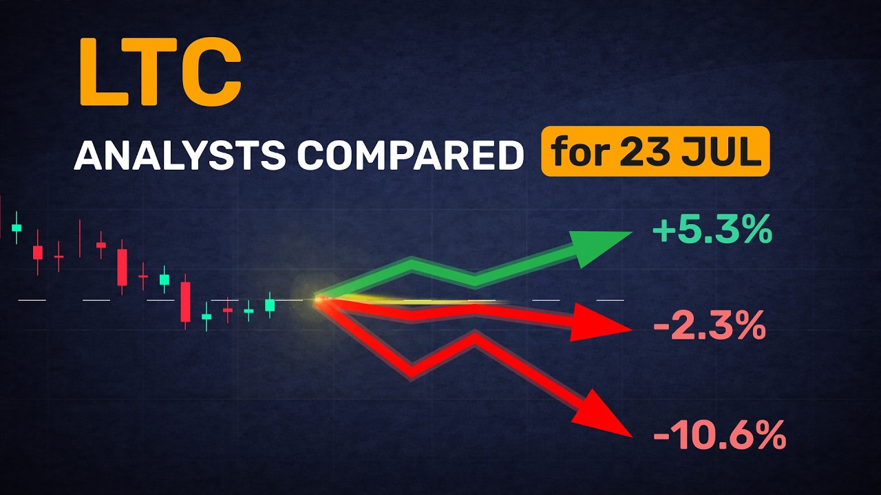 LTC: Summary of 24h predictions from 5 analysts