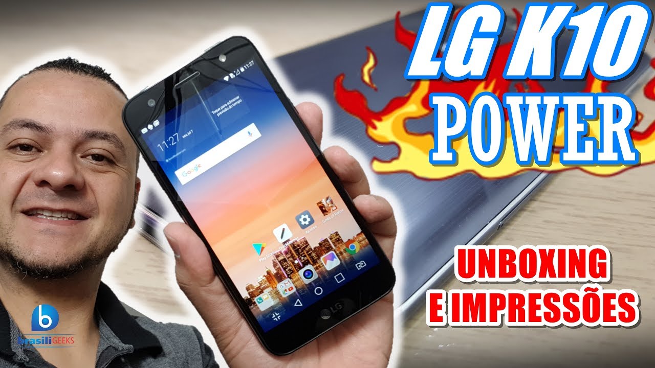 LG K10 POWER - Bateria MONSTRO por MENOS de 900 reais! Unboxing e Impressões