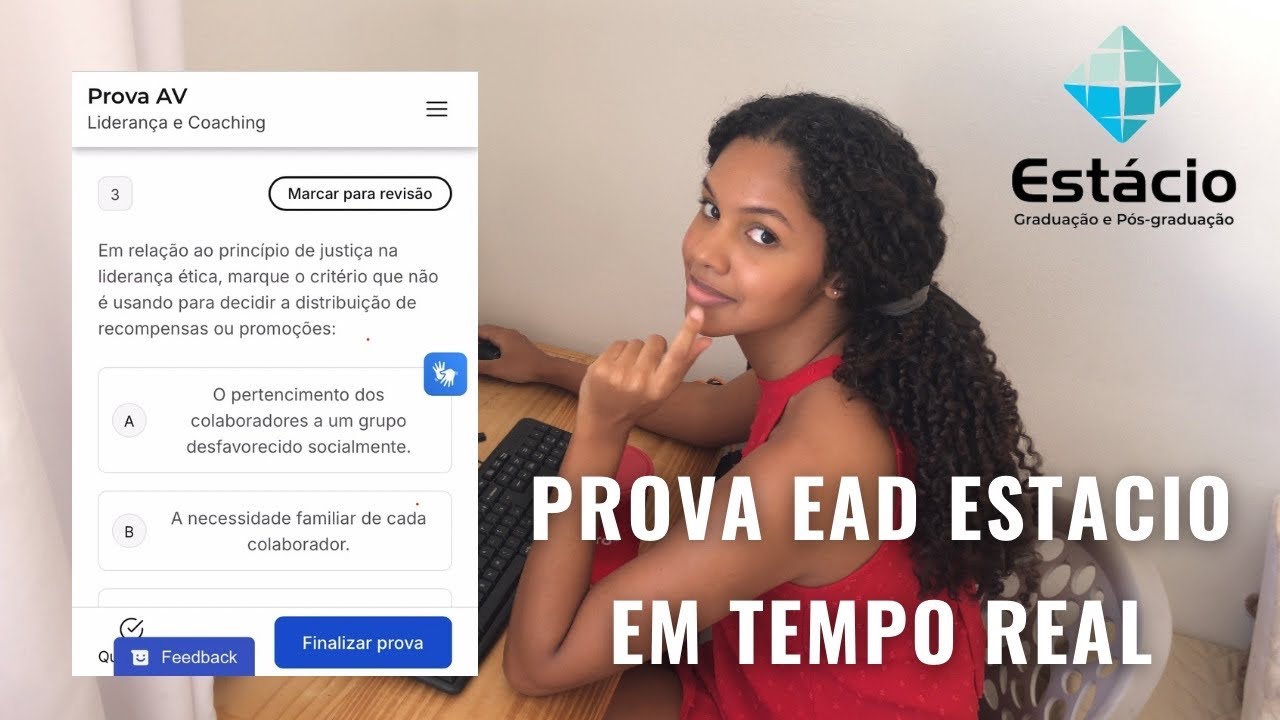 Como é a prova virtual da Estácio em tempo real #administração #estacio #ead