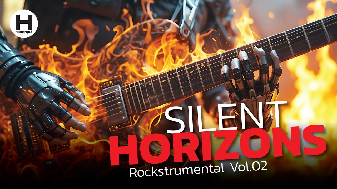 Full Album SILENT HORIZONS Vol.02 | Instrumental Rock | Epic Cyber Rock Soundtrack