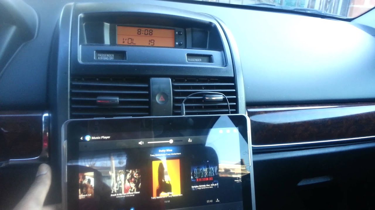 Cheap New Samsung 10.1 tablet in car installation