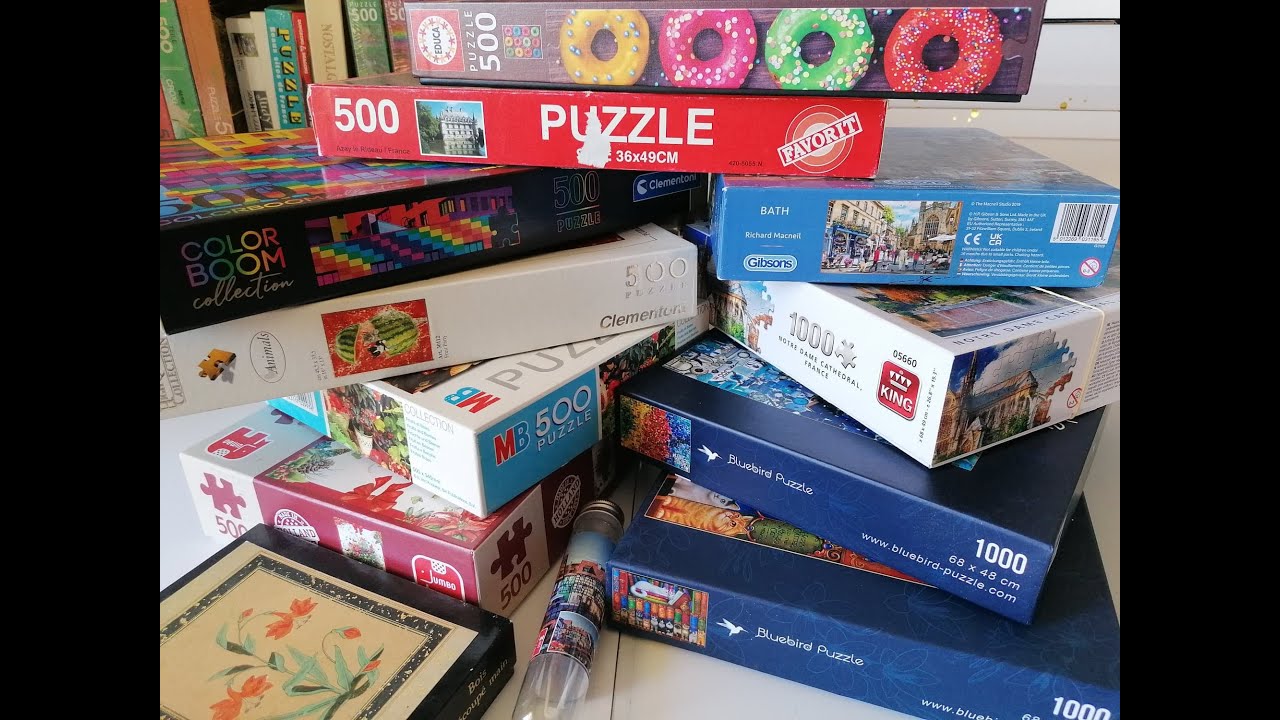 Mes puzzles assemblés en Juin et Juillet - bilan Puzzlesque