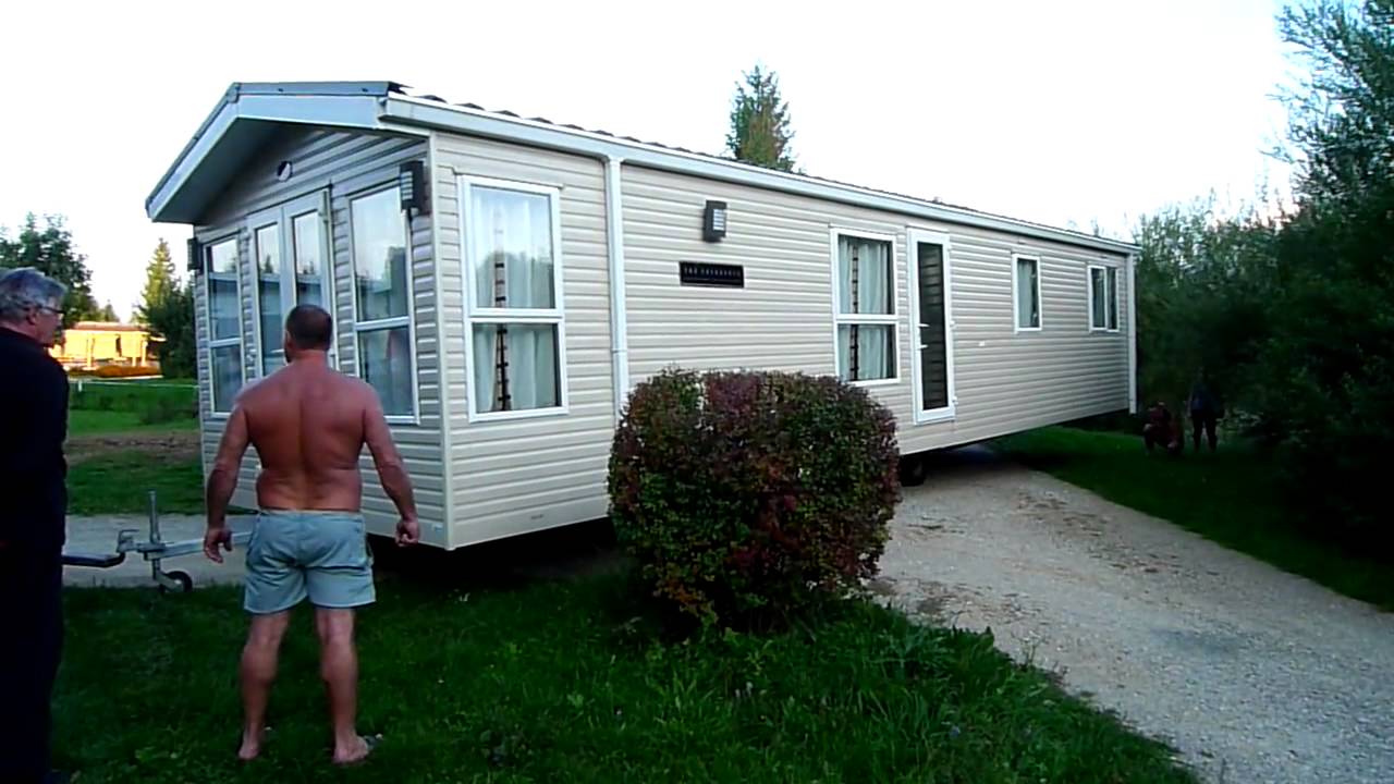 Mobilheimtransport Rutar Lido - Engstelle 7 Hallenbadkurve