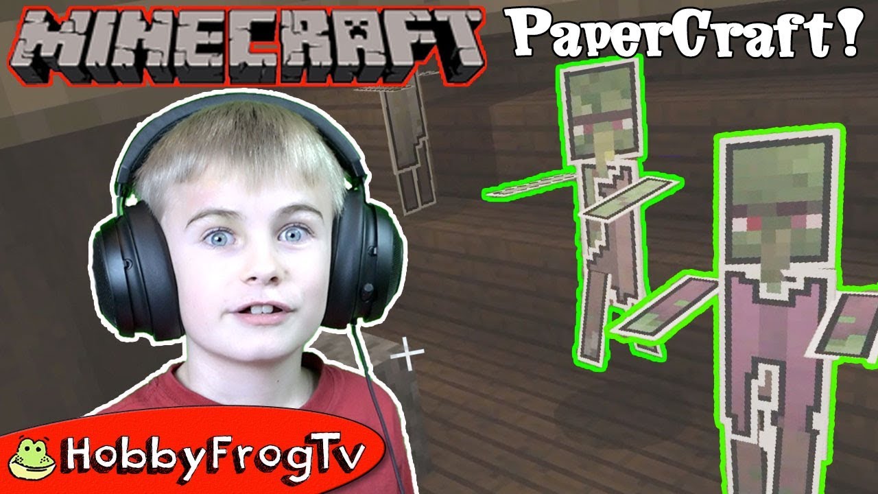 Minecraft Papercraft Mod Adventure by HobbyFrogTV