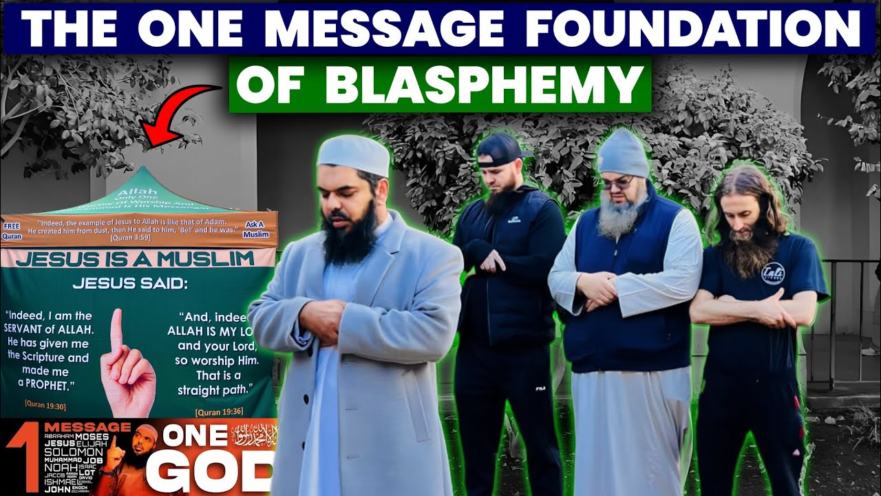 One Message Foundation Team Blasphemes Lord Jesus @ Balboa Park, San Diego (Uthman Ibn Farooq)