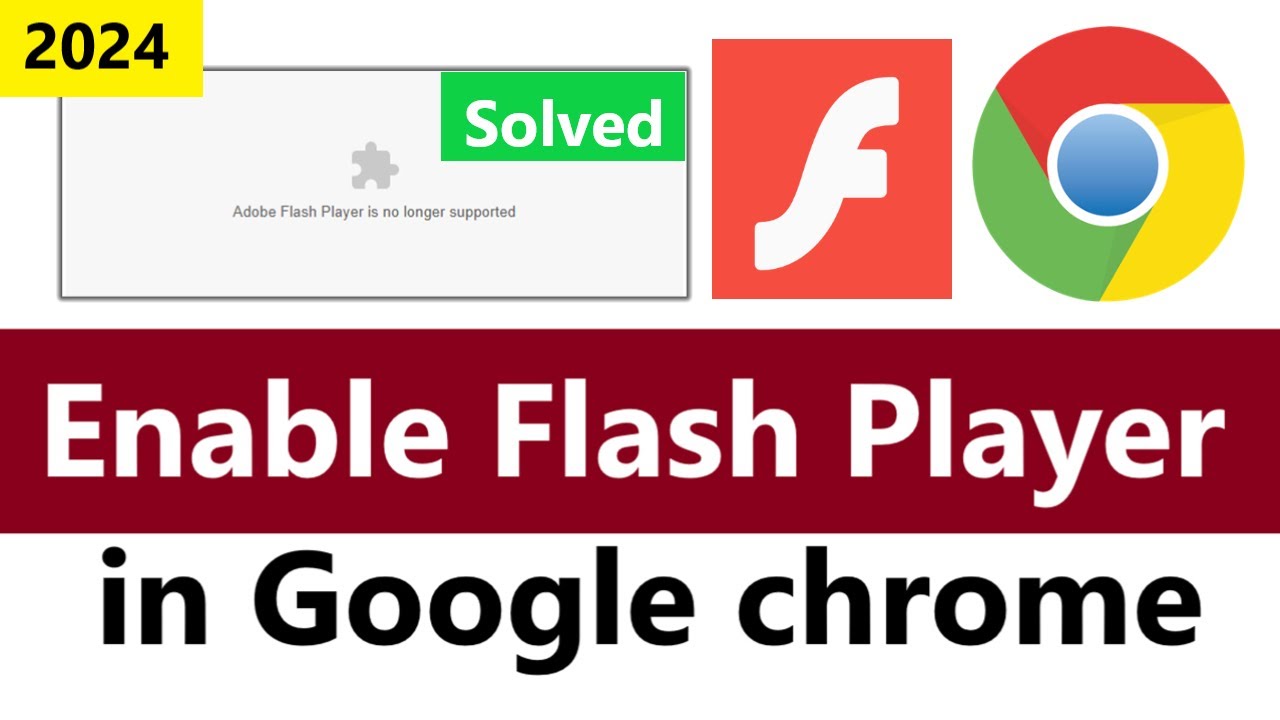 How To Enable Adobe Flash Player On Chrome 2024 | Flash Player on Windows 10,11 #flashplayer
