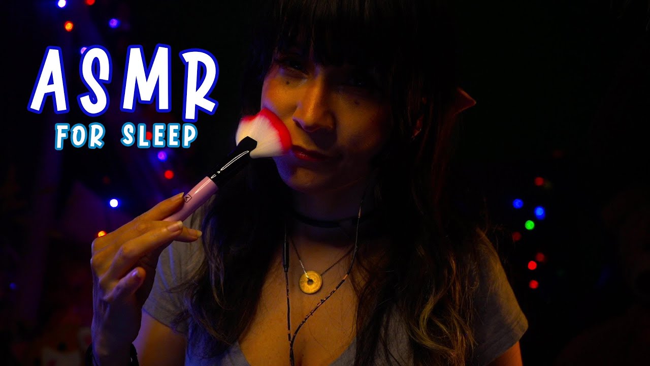 ASMR | 😴 Personal Attention From A Friend | Soft Whispers + Singing | Face Brushing 🌙✨