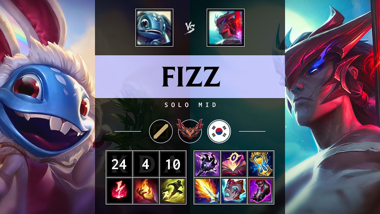 Fizz Mid vs Yone - KR Grandmaster Patch 25.13