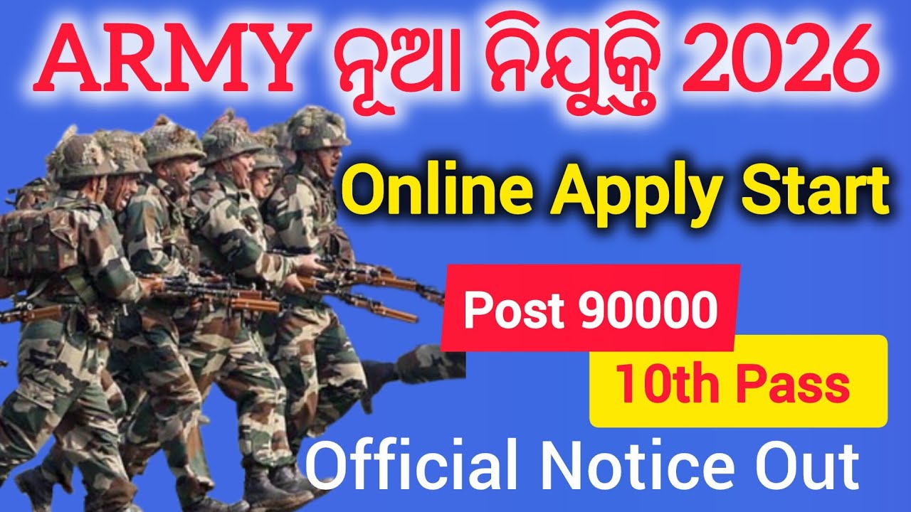 Army New Bharti 2026 | Army New Vacancy 2026| Indian Army Recruitment 2026 | Agniveer Bharti2026