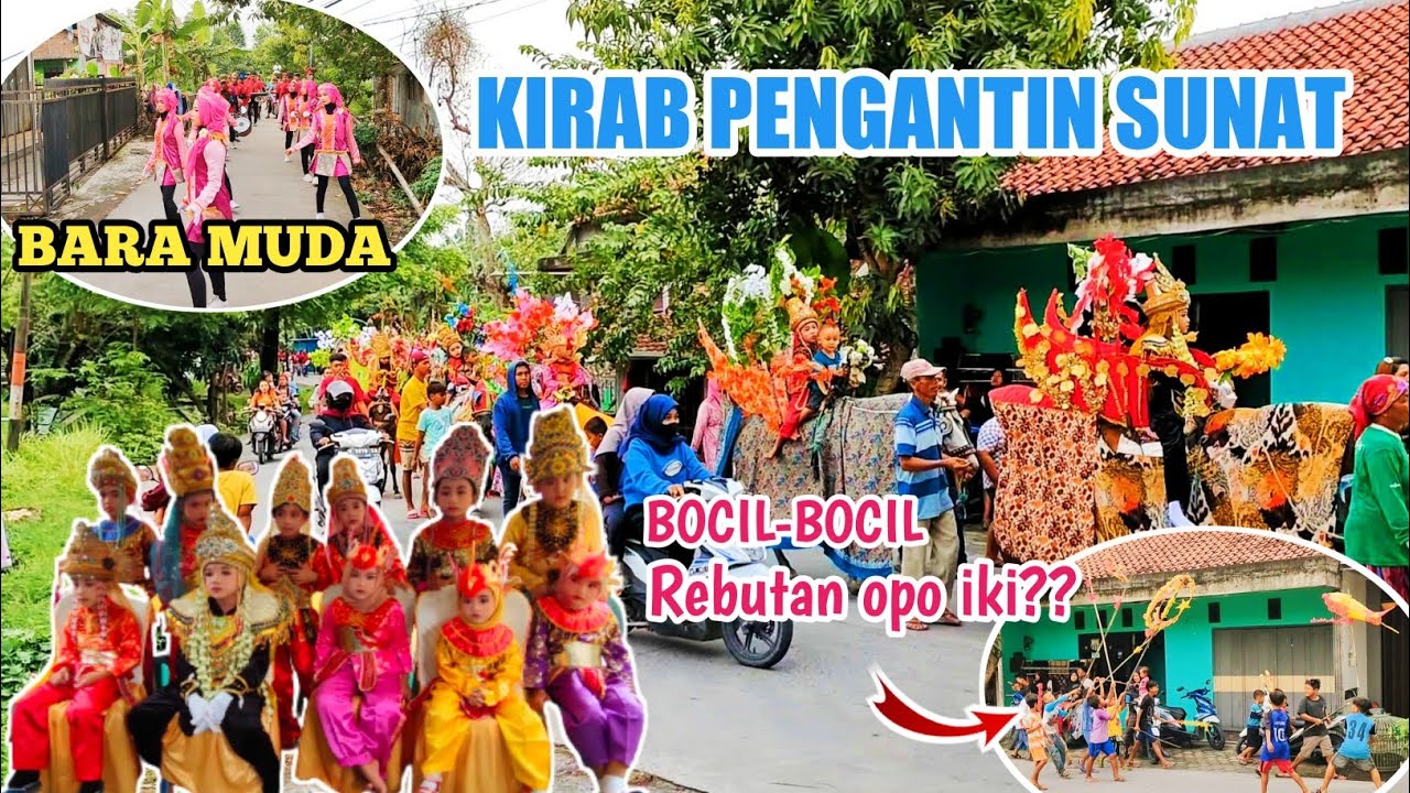 Seru‼️Arak-Arakan Pengantin sunat Bersama Drumband BARA MUDA - Rejosari Karangawen Demak