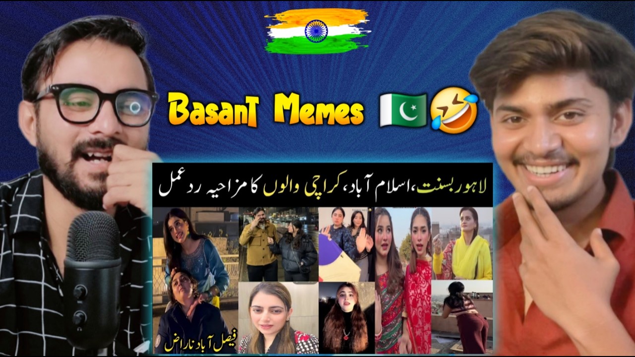 Indian Reaction Karachi,Islamabad & Faisalabad People Funny Reactions on Lahore Basant Celebration😂