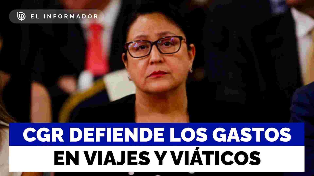 CGR defiende millonarios vi&aacute;ticos a funcionarios y acusa informaci&oacute;n distorsionada