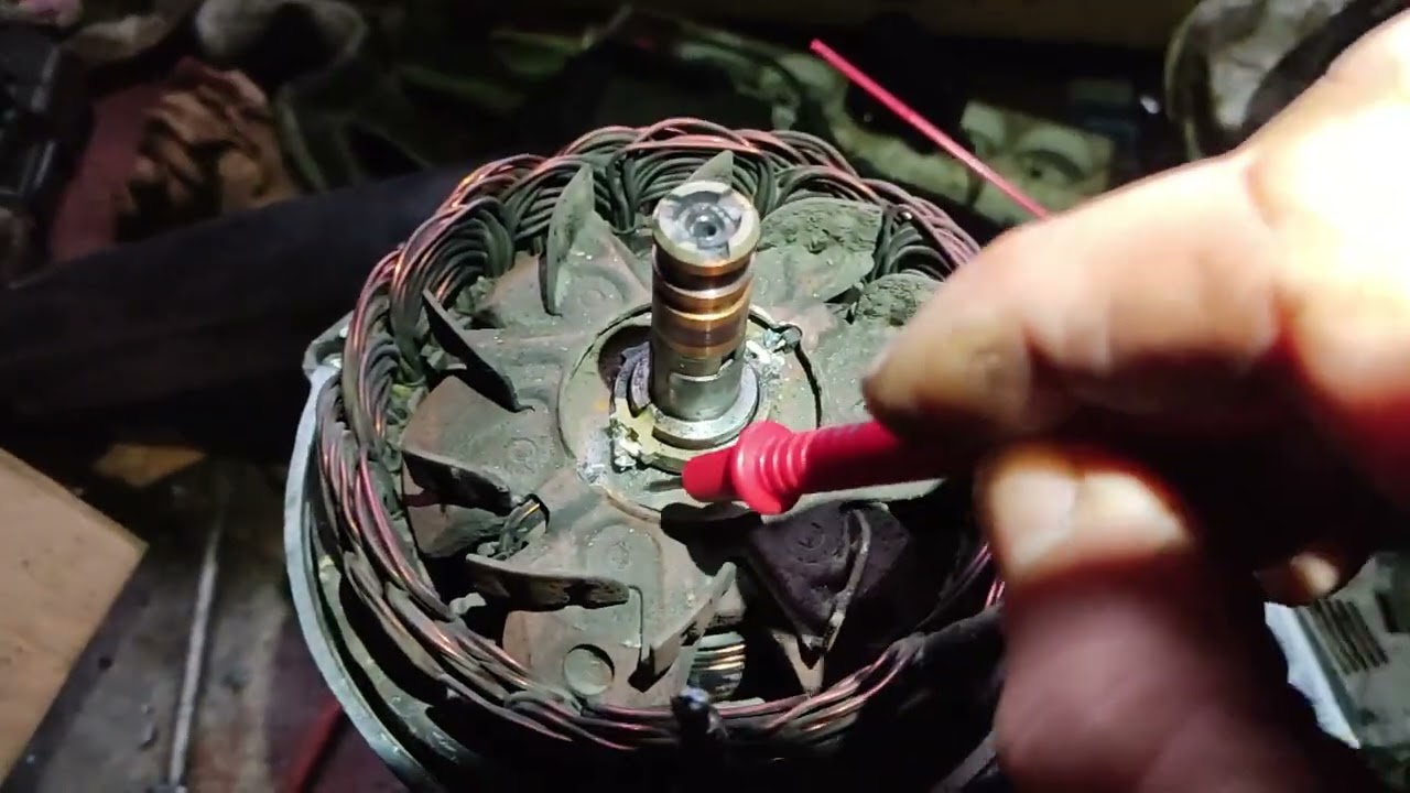 Wymiana komutatora w alternatorze Valeo Opel Corsa D 1.3 CDTI