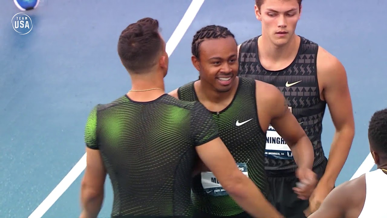 Devon Allen Narrowly Clinches Title In 110-Meter Hurdles