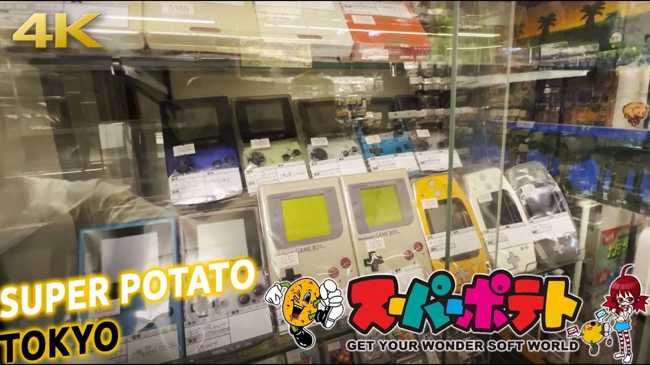 Crazy prices in SUPER POTATO retro games tour in Akihabara, Tokyo [4K]