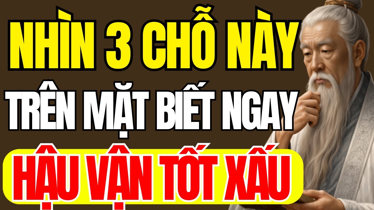 Cổ Nhân Dạy – Chỉ Cần Nhìn 3 Chỗ Này Trên Mặt, Biết Ngay Hậu Vận Tốt Hay Xấu | Triết Lý Cuộc Sống
