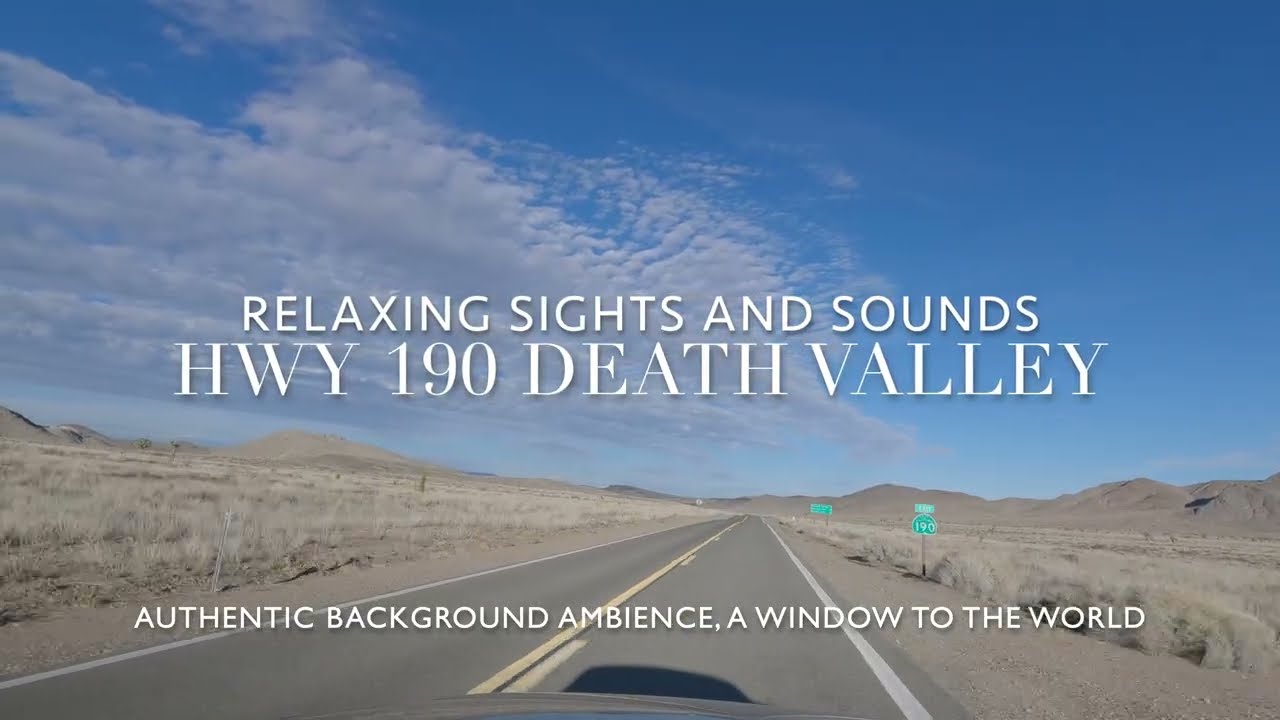 Picturesque Drive | Hwy 190 through Death Valley, CA
