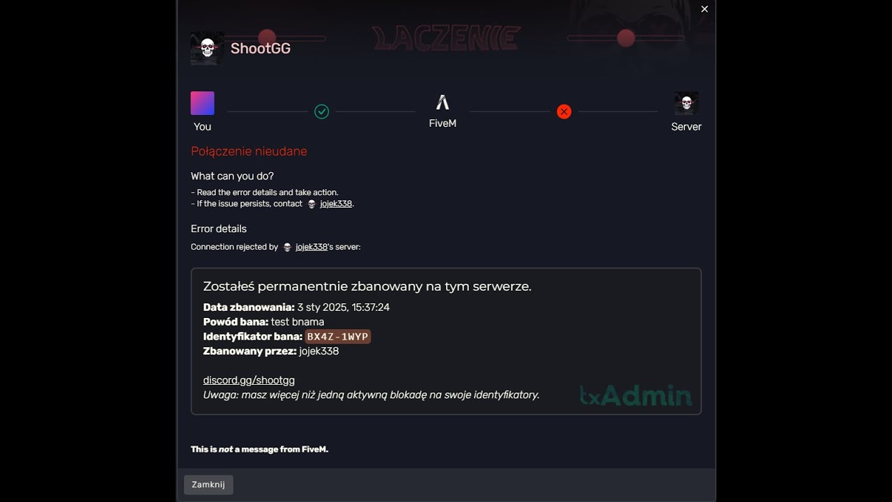 szybki ban za cheaty