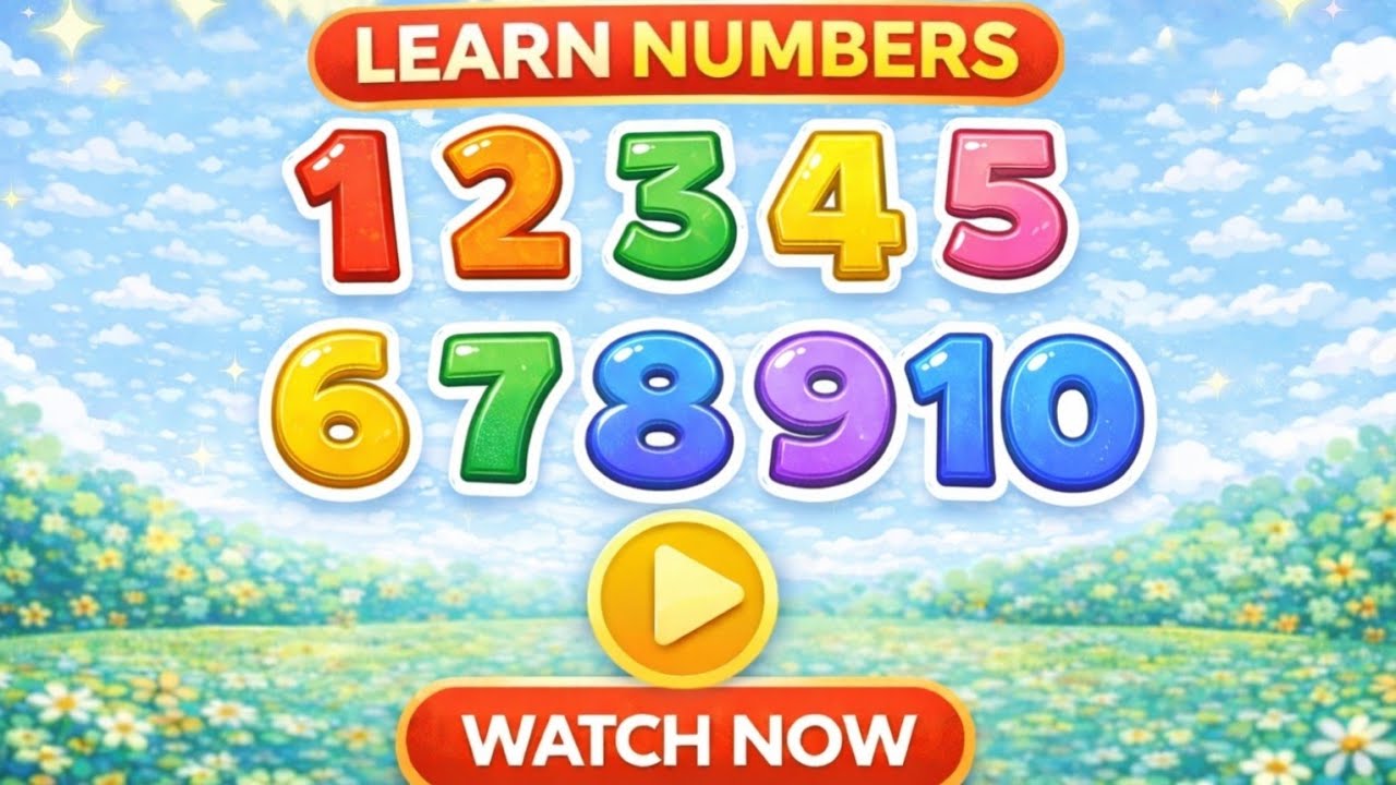 1 to 10 Numbers for Kids | गिनती 1 से 10 | Counting Video for Children