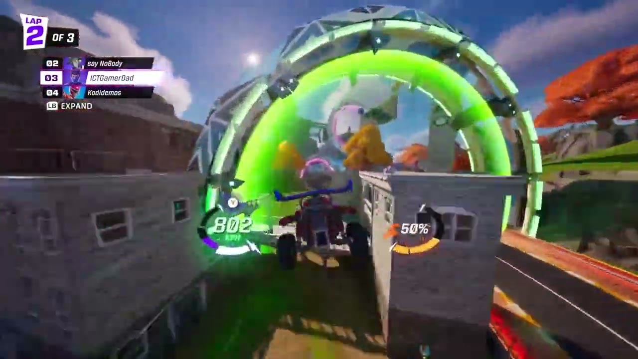 Just playing some more Rocket Racing!