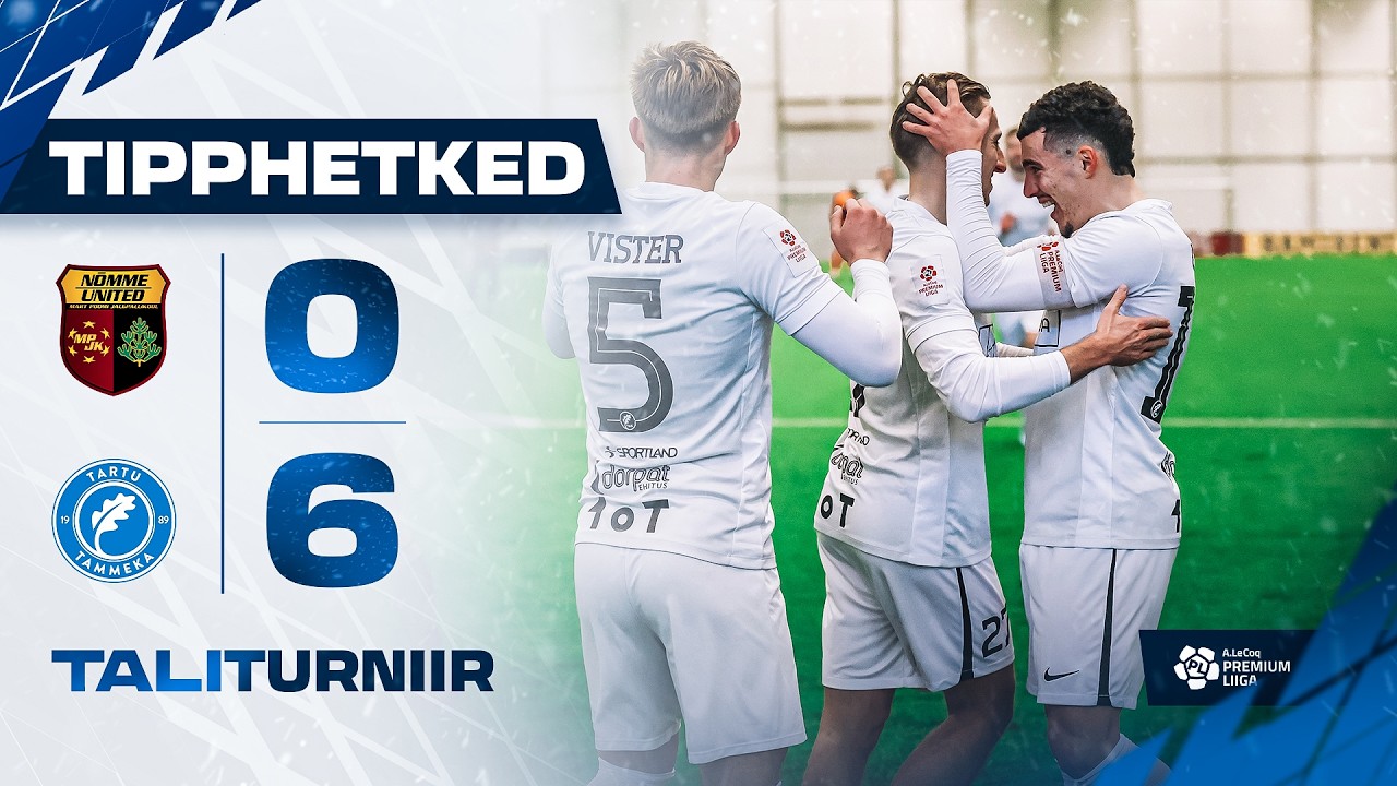 Taliturniir 2026: FC Nõmme United - Tartu JK Tammeka 0:6 (31.01.2026)