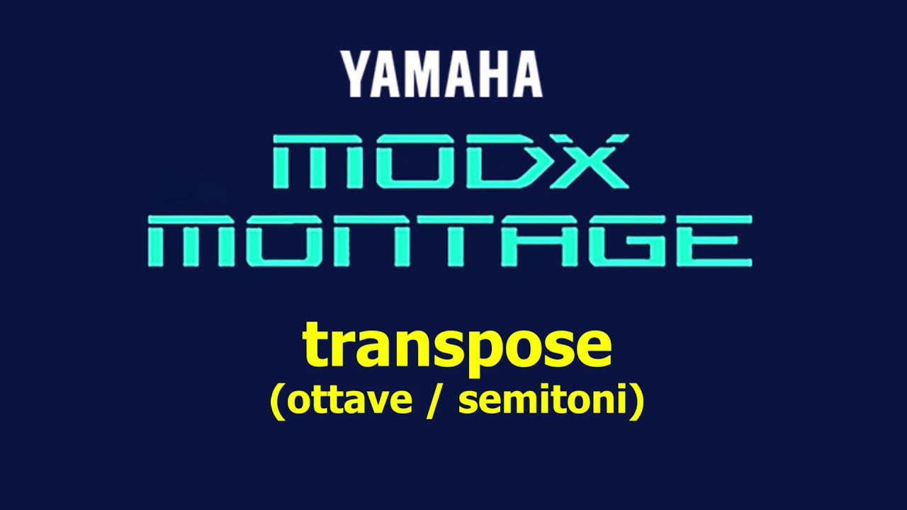 ModX/Montage: transpose (ottave e semitoni)