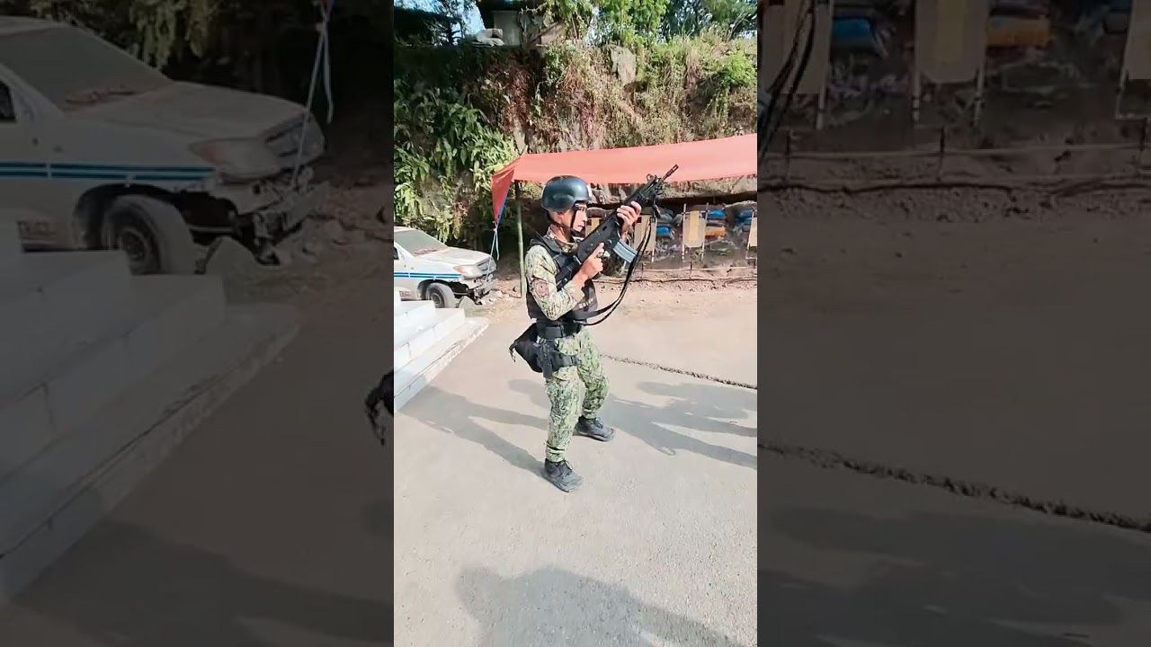 SWAT VINDEX  of NCRPO Shooting from high ready #elitemilitary #Francotirador Class-18