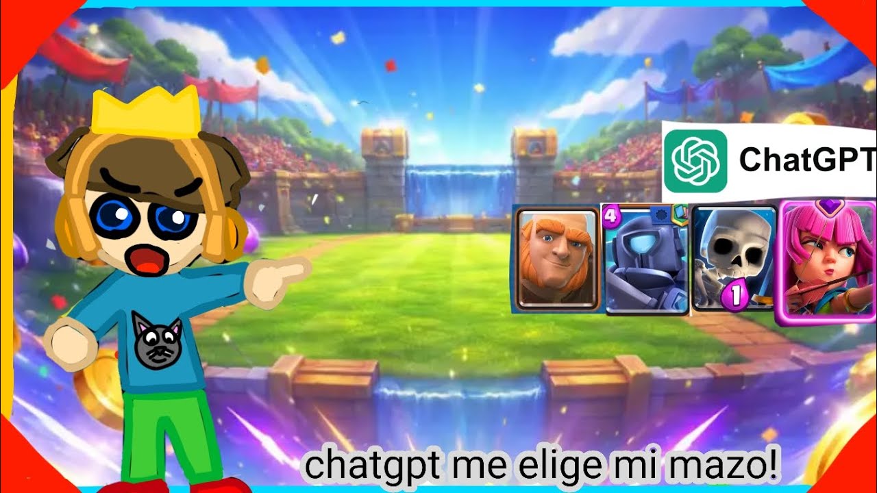 ChatGPT me elige mi mazo en Clash Royale😱