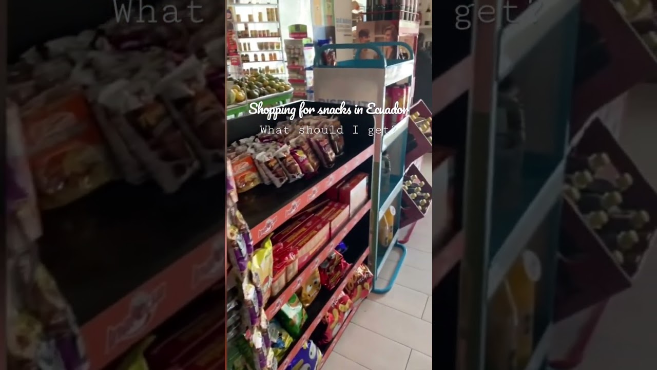 Shopping for snacks in Ecuador! What should I get to try in a future video?