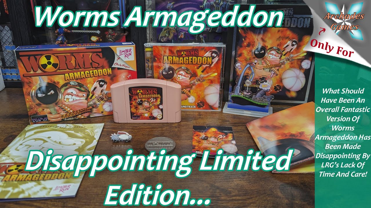 Disappointing Limited Editions: Worms Armageddon N64 Unboxing/Gameplay Demo
