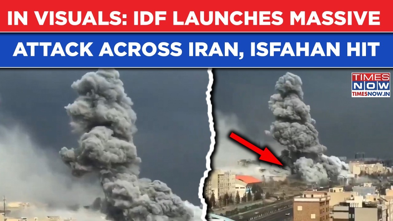 In Visuals: IDF launches Massive Missile Attack Across Iran| Isfahan Hit In Big Revenge Blitz, Watch