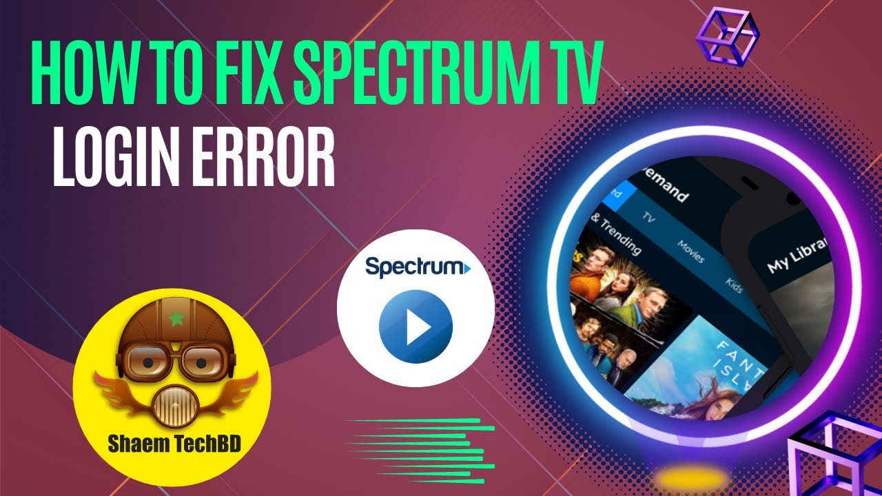 How to Fix Spectrum Tv Login Error