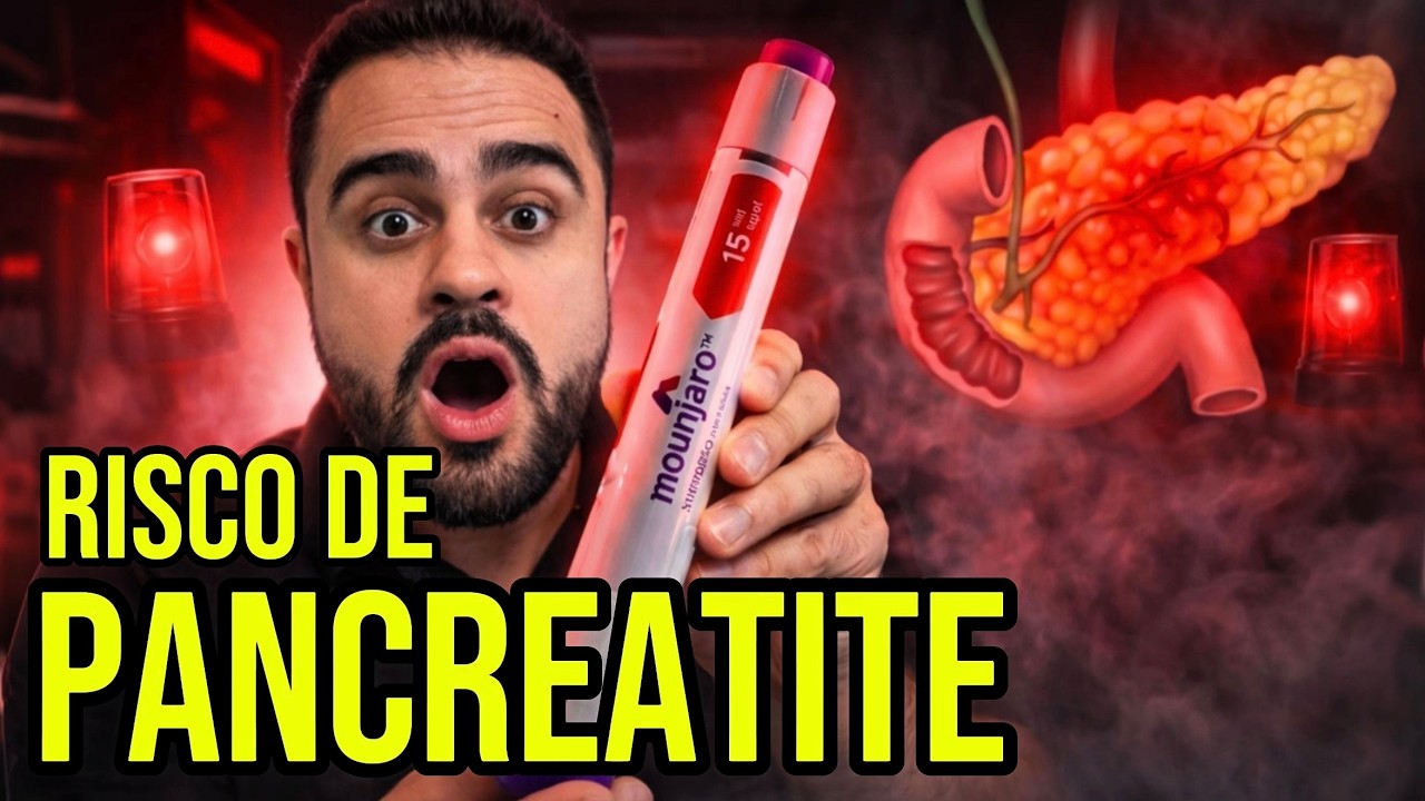 Qual o Maior RISCO de PANCREATITE usando Mounjaro? ASSISTA!