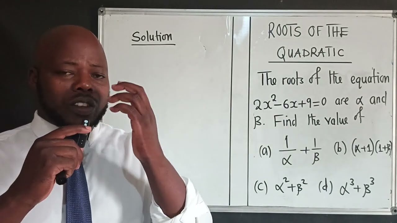 Roots of The Quadratic Equation | 2x^2-6x+9=0 | Alpha and Beta