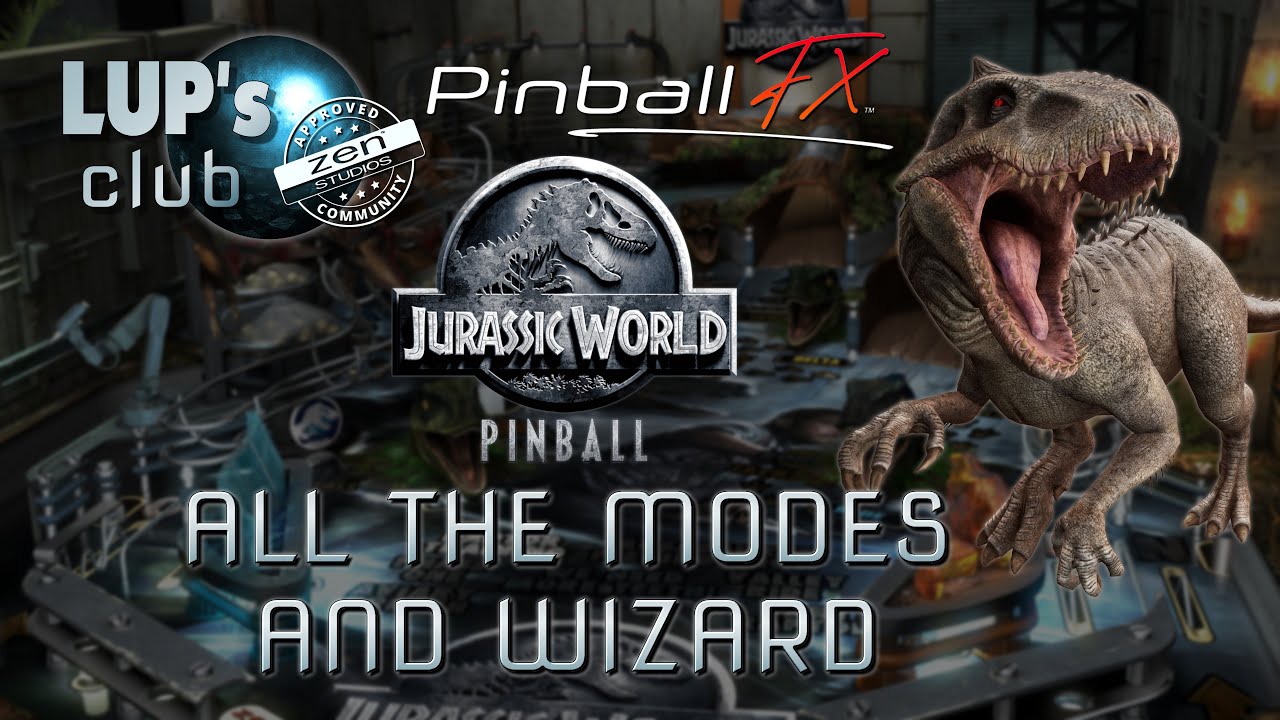 Pinball FX 🌏 Universal Pinball: Jurassic World Pinball ► All the Modes & Wizard