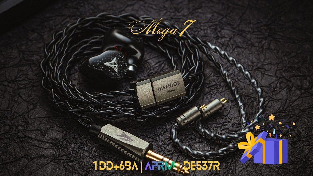 Mega7 Hybrid 7-Drivers In-ear Monitor(DE537R,APRM,4Ways)